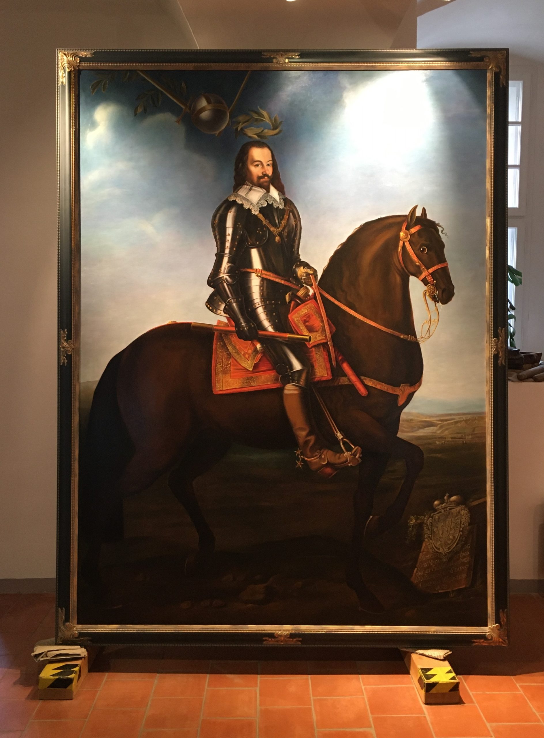 Kopie - Jezdecky portret Albrechta z Valdstejna