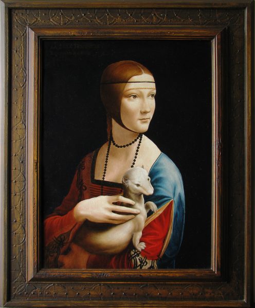 Kopie Leonardo da Vinci - Dama s hranostajem thumbnail