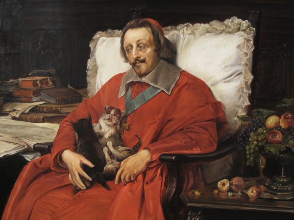 Vaclav Brozik - Ludvik XIII. u kardinala Richelieua - detail 1