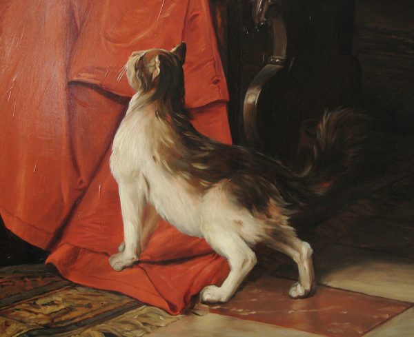 Vaclav Brozik - Ludvik XIII. u kardinala Richelieua - detail 3