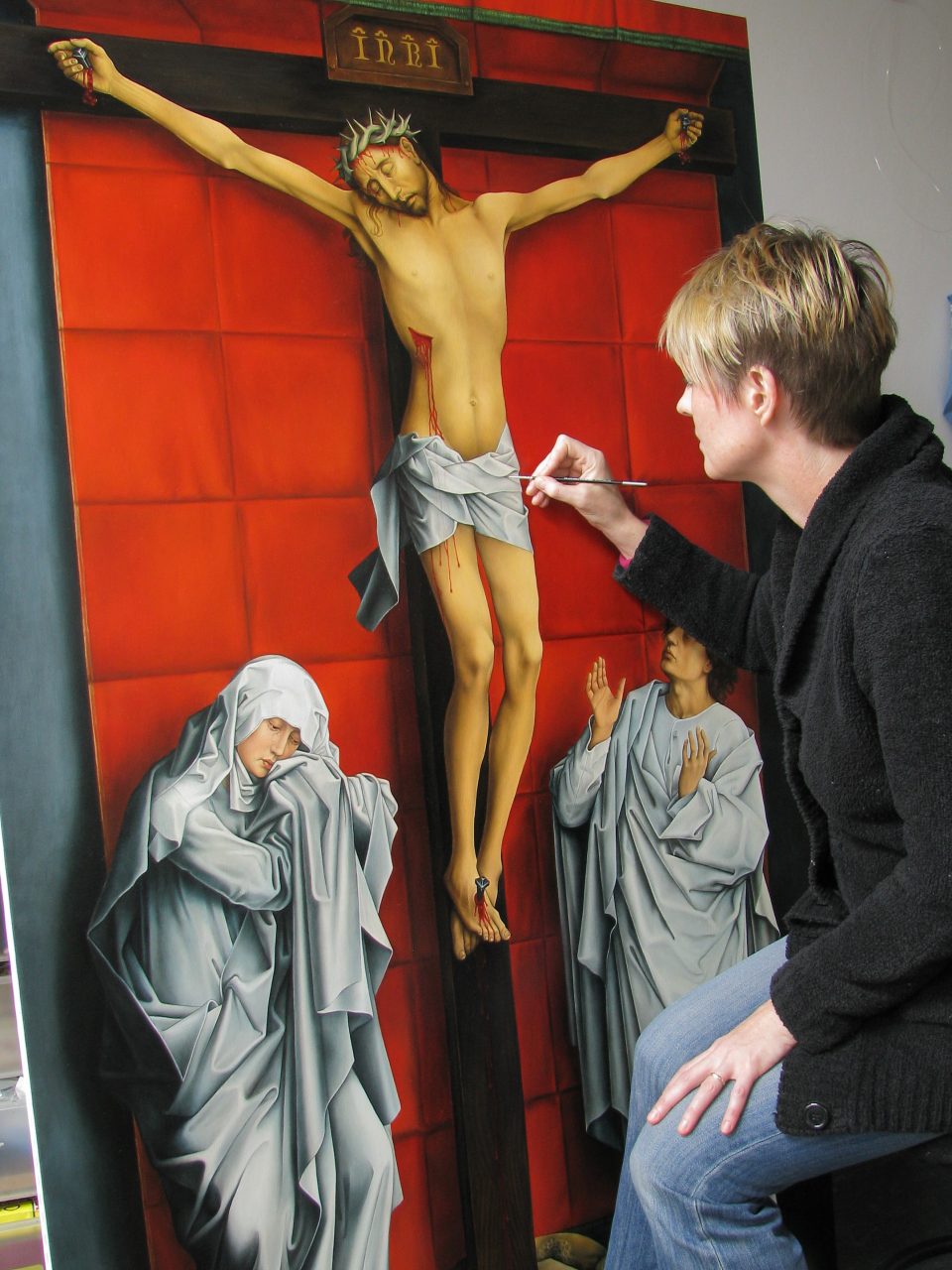 Veronika Jelenova painting - copy kopie