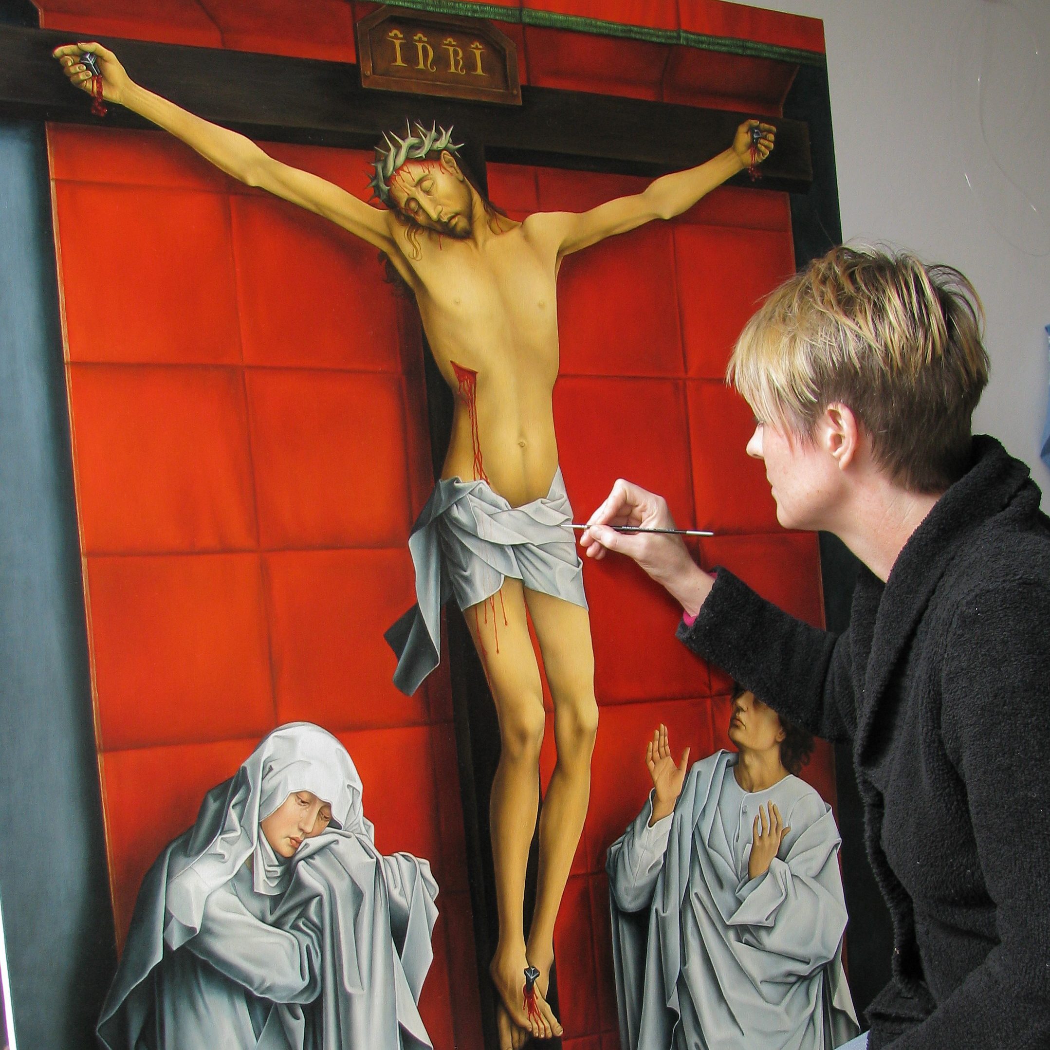 Veronika Jelenova painting - copy kopie