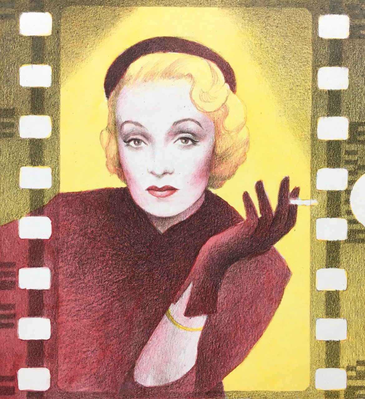 navrh Marlene Dittrich