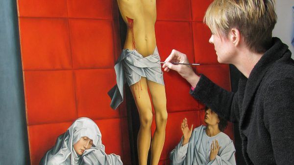 Proces of painting a copy - veronika jelenova