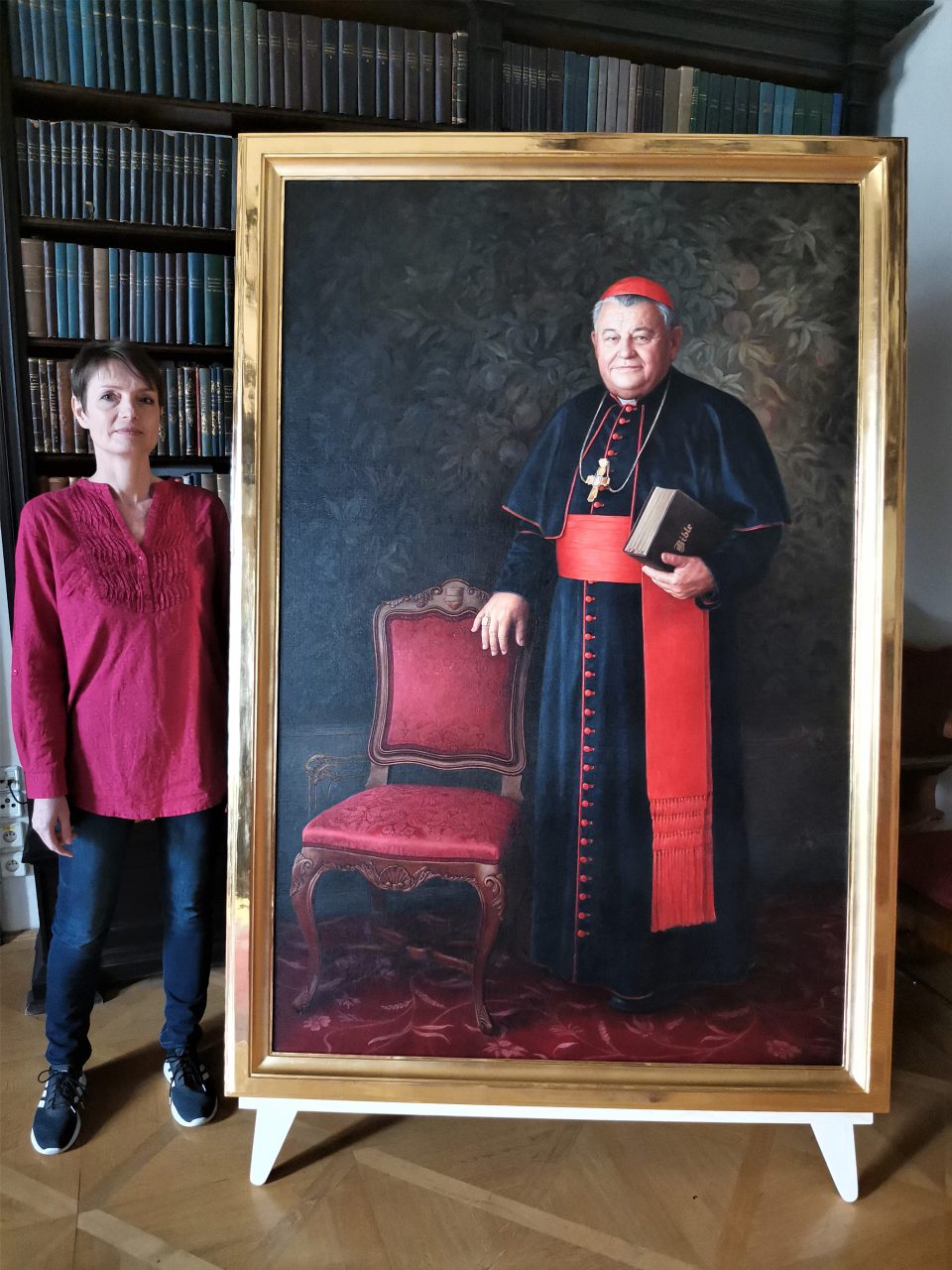 Veronika Jelenova portret - kardinal duka